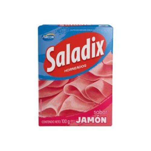 Galletitas SALADIX Jamón. Estuche 100grs. arc